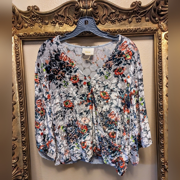 Maeve Tops - ANTHROPOLOGIE MAEVE BOHO CHIC FLOWY TOP SZ M